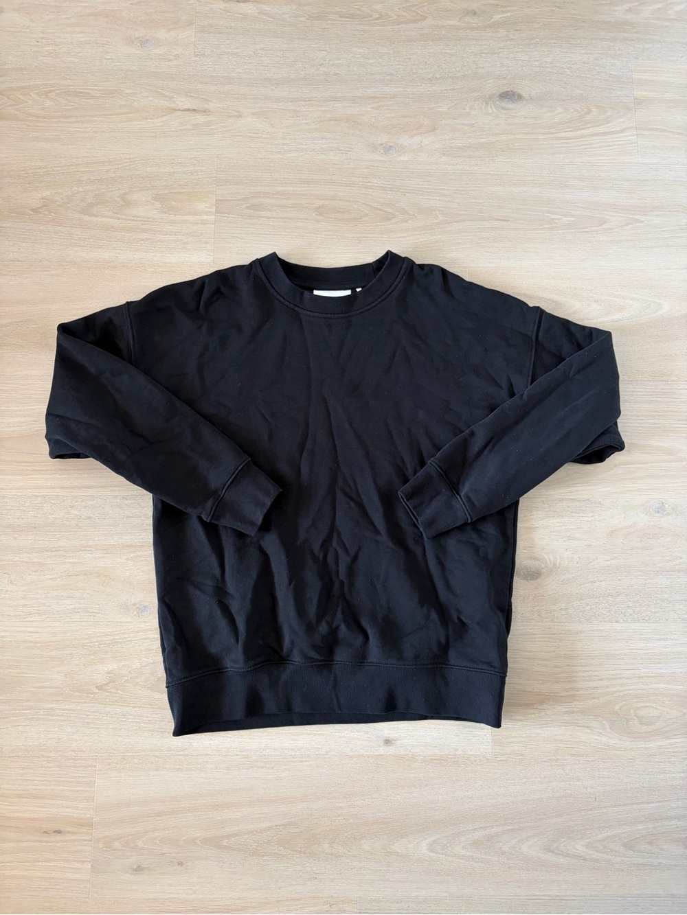 H&M Black Crewneck Sweater